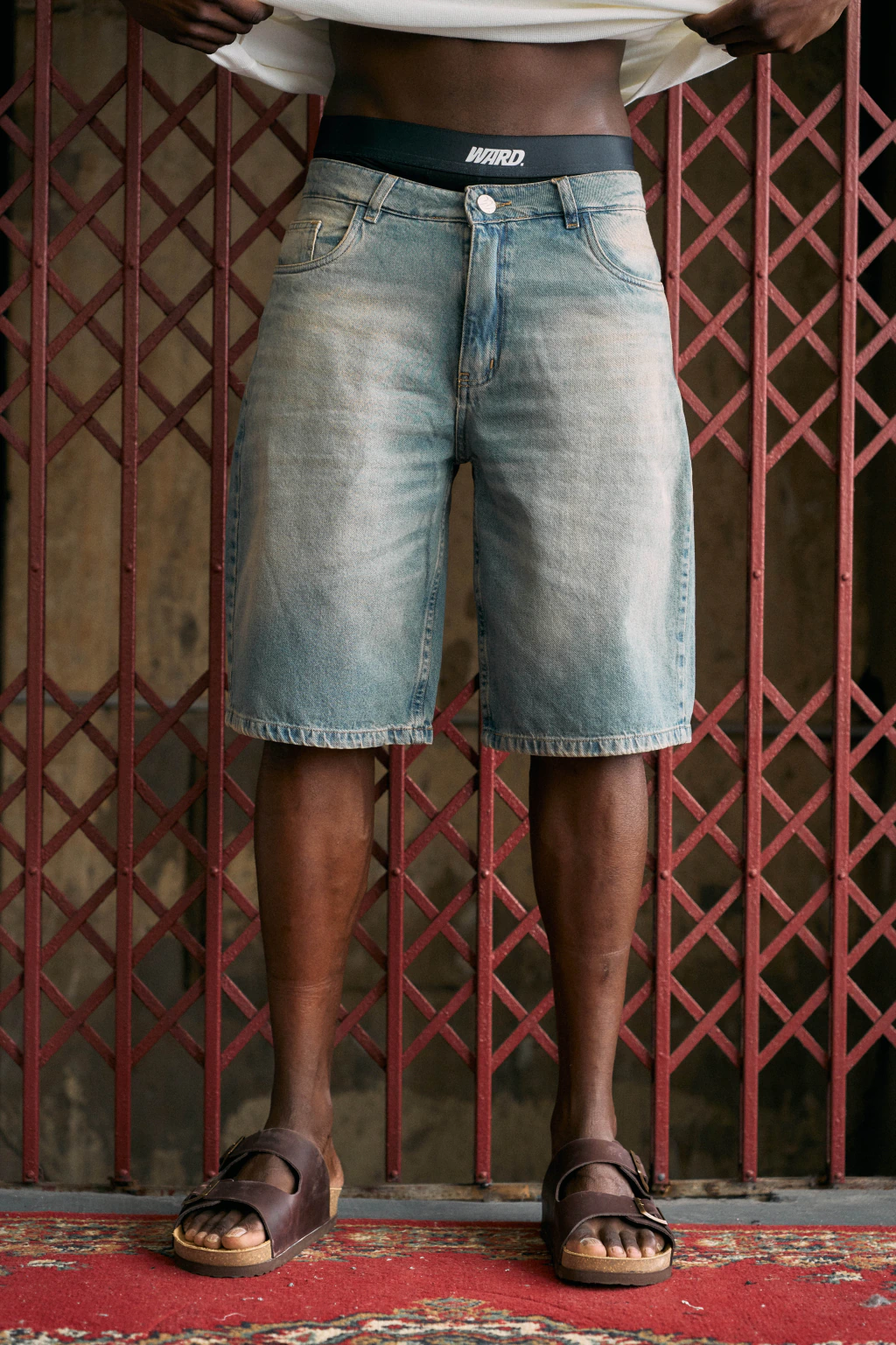 Bermuda Baggy Lollo Matizada