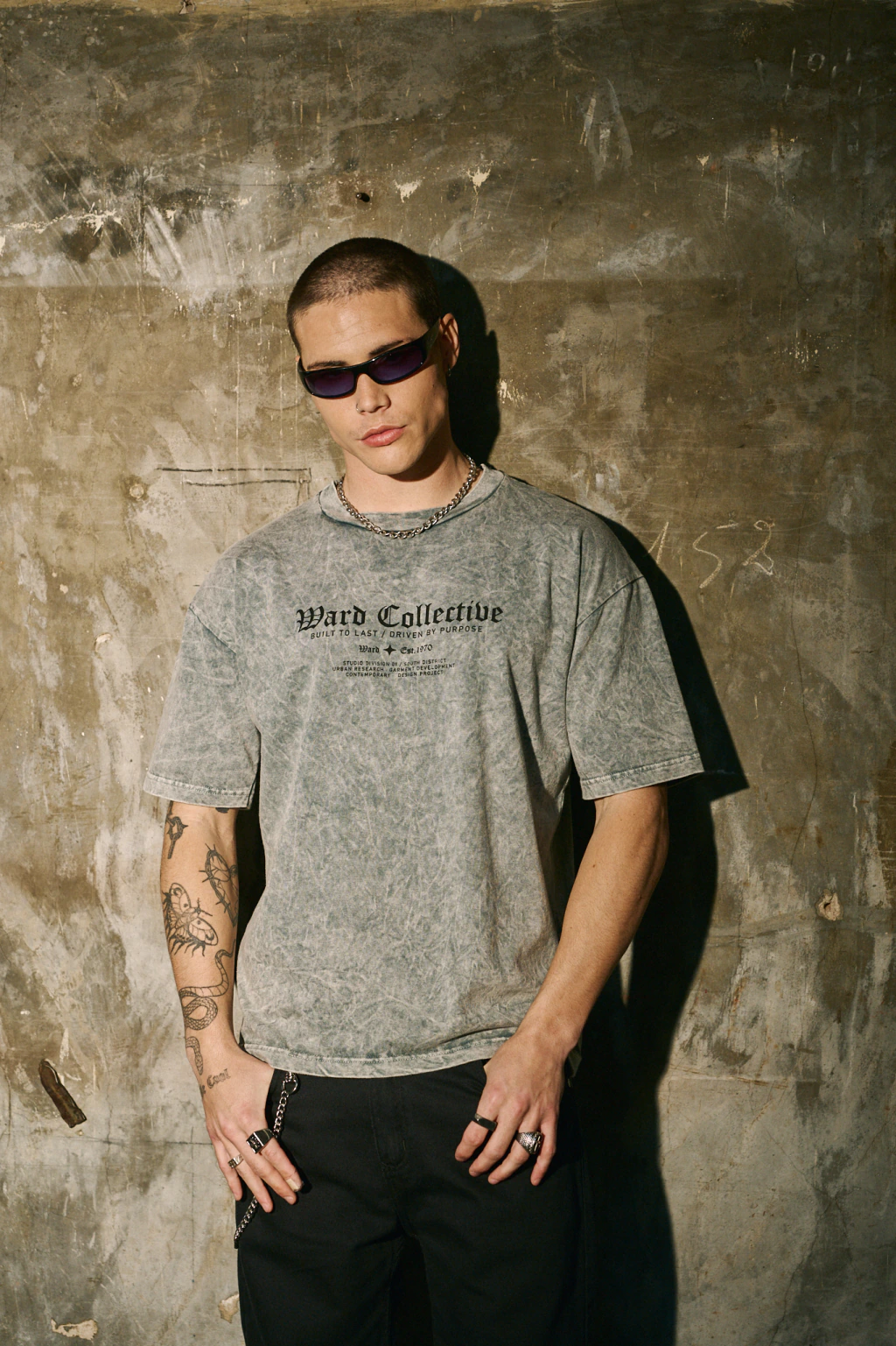 Remera Collective Gris